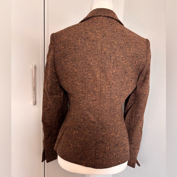 Women's Vintage Brown Sunny Choi Tweed Blazer Made in Canada - Picture 7 of 11